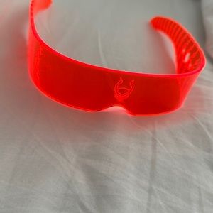 Orange cyber dog lenses